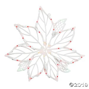 Vickerman 16" Poinsettia Wire Silhouette with LED Lights (1 Piece(s))