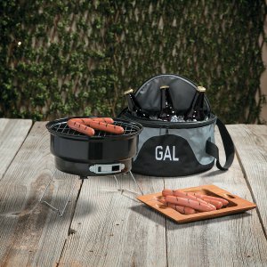 Personalized Portable Grill Set with Cooler Bag (1 Set(s))