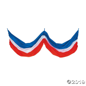 Patriotic Fabric Bunting (1 Piece(s))