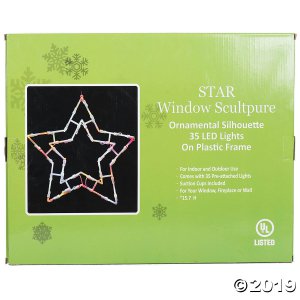 Vickerman 15" Star Wire Silhouette with LED Lights (1 Piece(s))