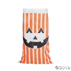 Jack-O'-Lantern Potato Sack Race Bags (Per Dozen)