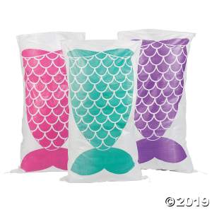 Mermaid Tail Potato Sack Race Bags (Per Dozen)