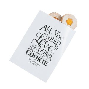Personalized Wedding Cookie Treat Bags (50 Piece(s))