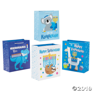 Hanukkah Animal Gift Bags (Per Dozen)