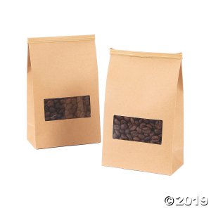 Kraft Paper Coffee Bags with Ties (24 Piece(s))