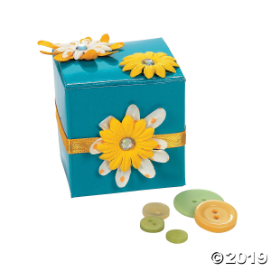 Mini Turquoise Favor Boxes (24 Piece(s))