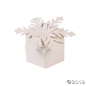 Snowflake Favor Boxes (24 Piece(s))