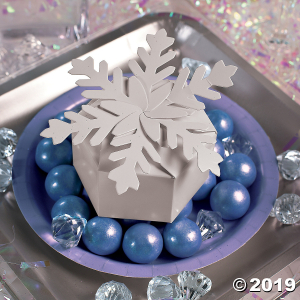 Snowflake Favor Boxes (24 Piece(s))