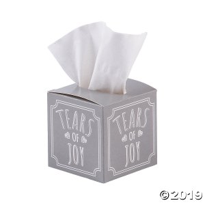 Tears of Joy Tissue Favor Boxes (Per Dozen)