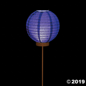 Purple Light-Up Paper Lantern Balloons (3 Piece(s))