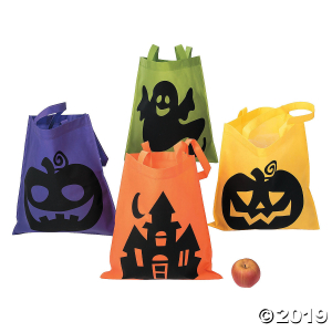 Large Iconic Halloween Tote Bags (Per Dozen)