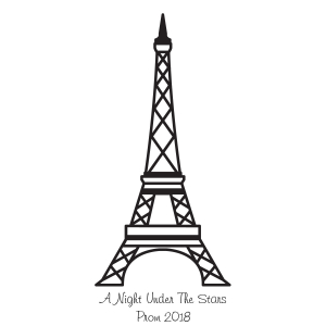 Personalized Eiffel Tower Favor Containers (Per Dozen)