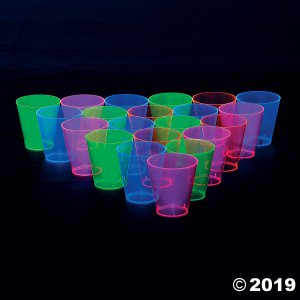 Large Neon Plastic Cups (20 Piece(s))