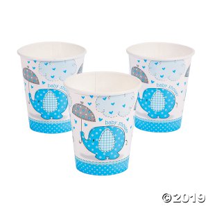 Umbrellaphants Blue Paper Cups (8 Piece(s))