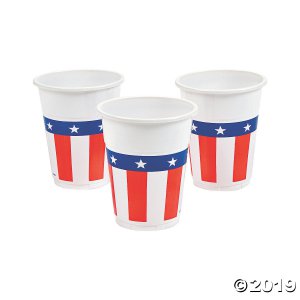 Patriotic Plastic Cups (50 Piece(s))