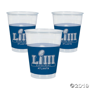NFL® Super Bowl LIII Plastic Cups - 16 oz. (25 Piece(s))