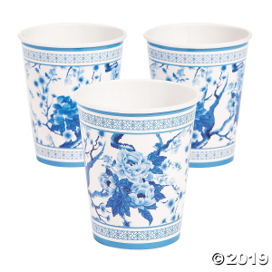 Chinoiserie Wedding Paper Cups (8 Piece(s))