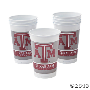 NCAA Texas A&M Plastic Cups (8 Piece(s))