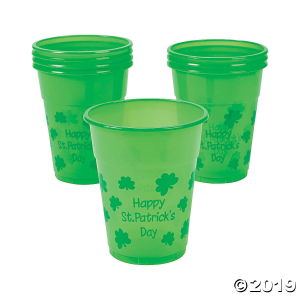 St. Patrick's Day Plastic Cups (50 Piece(s))