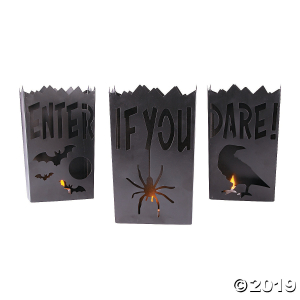Vintage Metal Luminaries Halloween Decorations (1 Set(s))