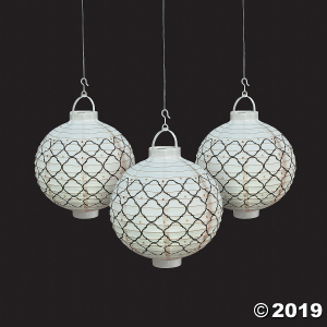 Simply Timeless Light-Up Hanging Paper Lanterns (3 Piece(s))