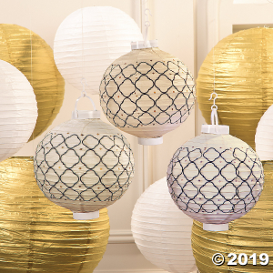 Simply Timeless Light-Up Hanging Paper Lanterns (3 Piece(s))