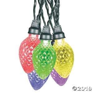 Large Color-Changing Christmas Bulbs Light String (1 Piece(s))