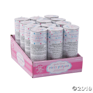 Pink Confetti Poppers (Per Dozen)