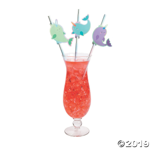 Narwhal Party Straws (Per Dozen)