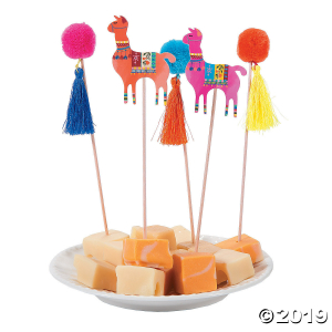 Boho Pom-Pom Food Picks (Per Dozen)