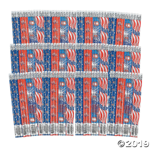Patriotic Pencil Assortment (144 Piece(s))