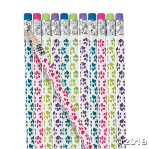 Paw Print Pencils (24 Piece(s))