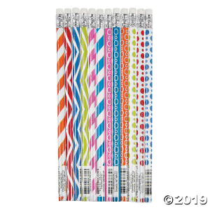 Fun Print Pencils (144 Piece(s))
