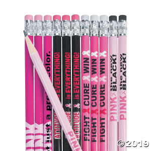 Breast Cancer Awareness Pencil Assortment (144 Piece(s))