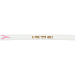 Personalized Pink Ribbon Pencils (72 Piece(s))