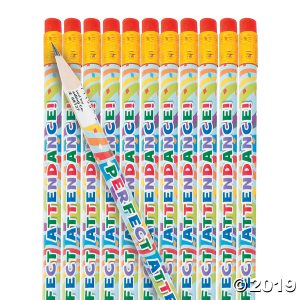 Perfect Attendance" Pencils (24 Piece(s))