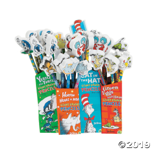 Dr. Seuss Pencils with Topper (36 Piece(s))