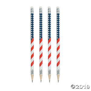 USA Flag Pencils (24 Piece(s))