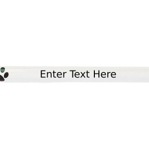 Black Paw Pride Personalized Pencils (24 Piece(s))