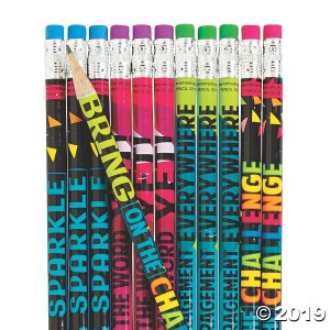 Confetti Classroom Pencils  Non-Cello Wrapped (24 Piece(s))
