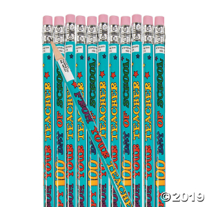 Happy 100th Day of School Pencils (24 Piece(s))