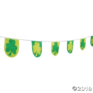 St. Patrick's Day Shamrock Pennant Banner (1 Piece(s))