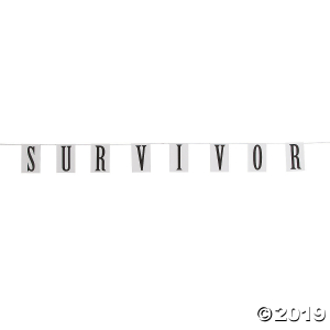 Awareness Survivor Pennant Banner (1 Piece(s))