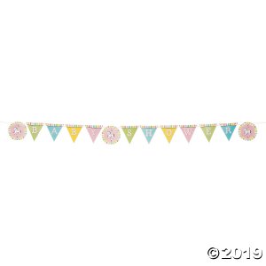 Carousel Baby Shower Pennant Banner (1 Piece(s))