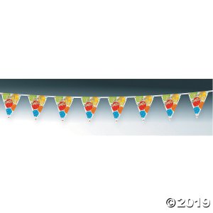 Bright Birthday Pennant Banner (1 Piece(s))