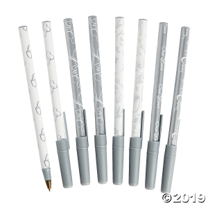 Two Hearts Stick Pens (24 Piece(s))