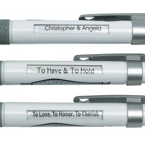 Personalized Wedding Message Pens (Per Dozen)