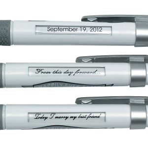Personalized Wedding Message Pens (Per Dozen)