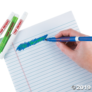 2-Color Top Secret Invisible Ink Markers (Per Dozen)