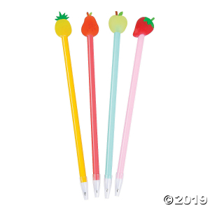 Pens with Fruit-Scented Toppers (Per Dozen)